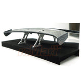 1/10 RC Drift Car Spoiler Deck & Spoiler Mounts, Carbon Style - Yokomo - Tamiya