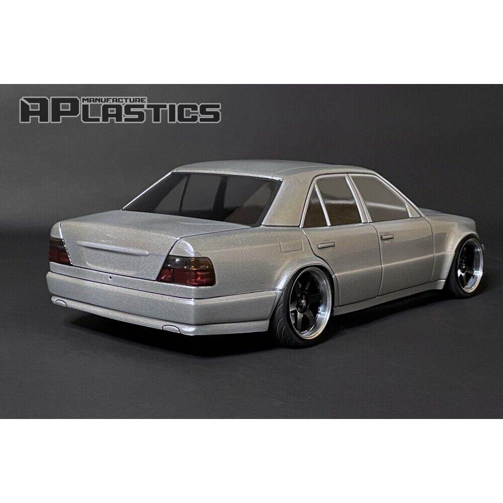 APlastics Mercedes W124 E500 Body Shell 1/10 Drift (195mm) Drift