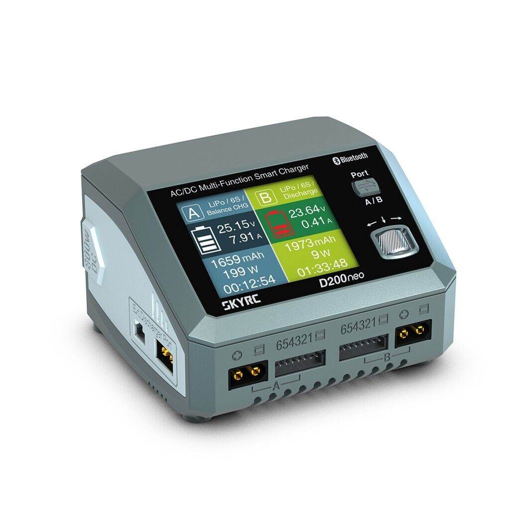 SKY RC D200 Neo AC/DC Battery Charger, 20A, Dual Smart Charger SK-100196
