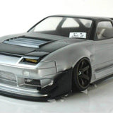 Pandora Nissan 180sx Fuujin Origin 1/10 RC Bodyshell, 207mm, Unpainted PAB-3194