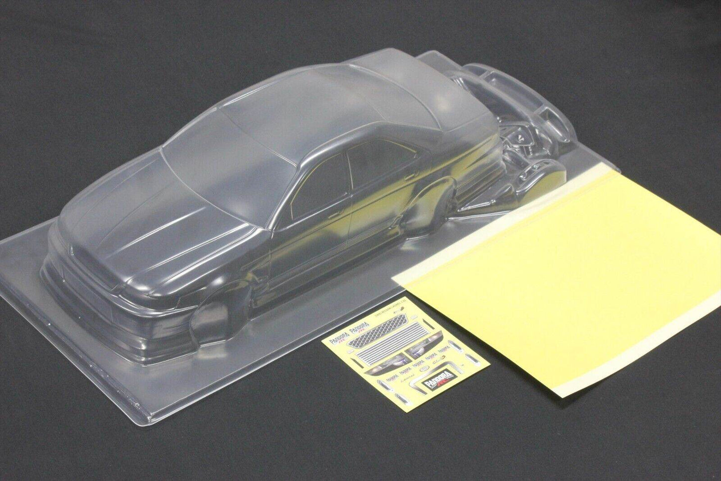 Pandora Nissan Laurel C35 1/10 RC bodyshell PABG-3069 clear, unpainted