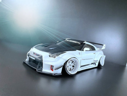 RC drift body shell Tetsujin Nissan R35 GT-R LB-Works TT-8210