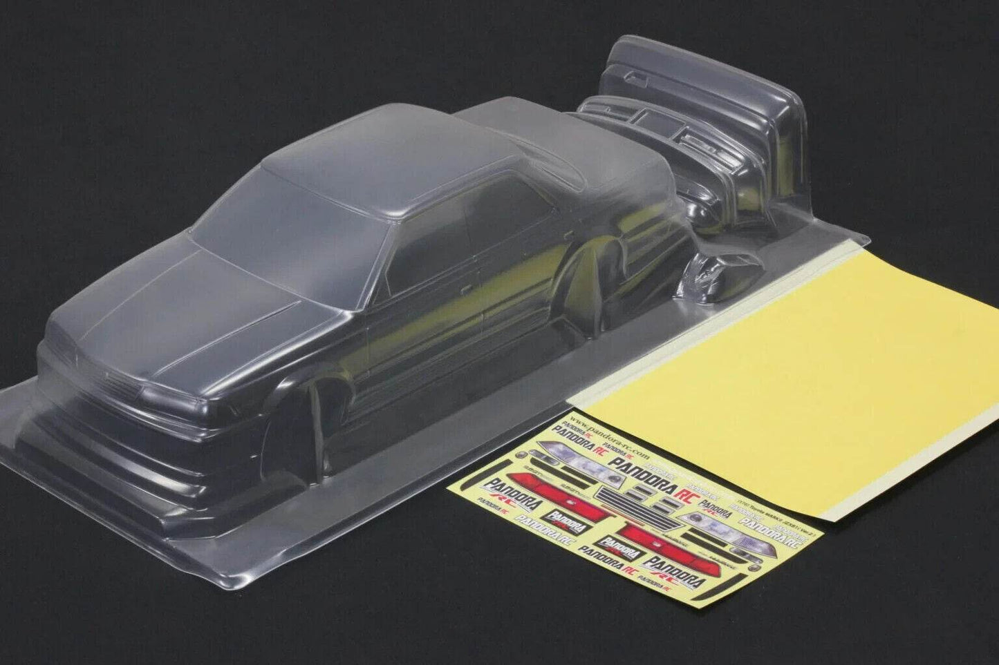 Pandora RC Toyota JZX81 Ver2 1/10 scale bodyshell, 195mm, unpainted, model PAB-3170