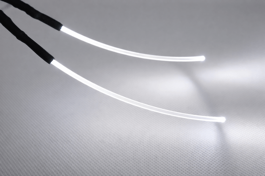 RC LED Light Tube Set Day Running Lights 130mm - 1/10 Body Shell