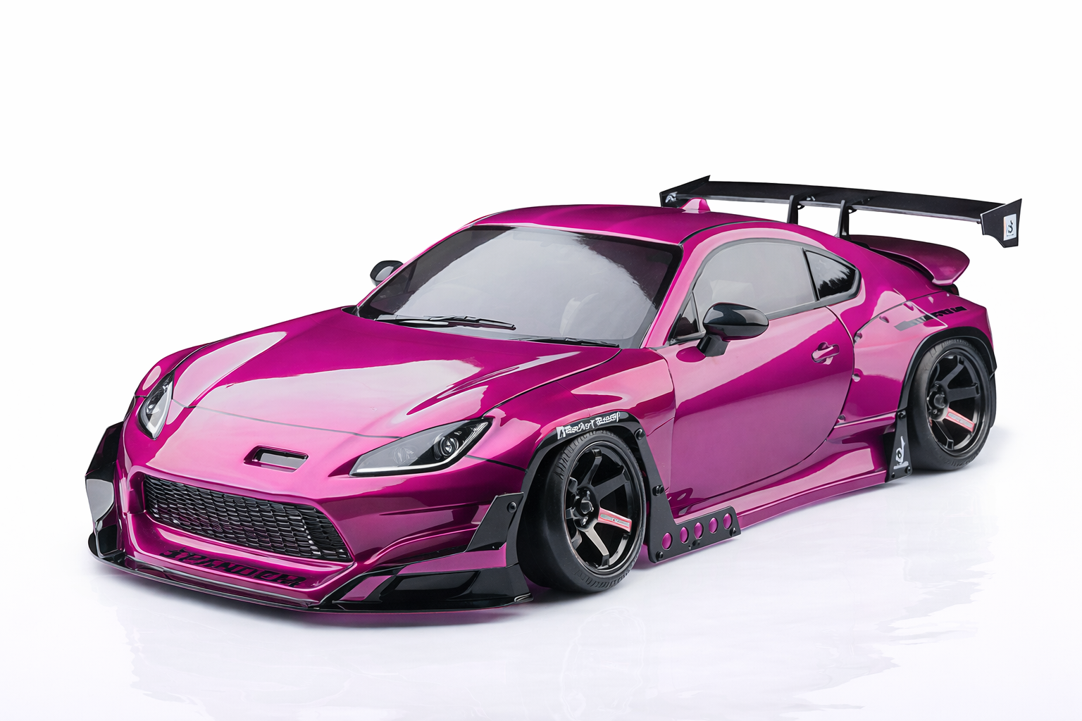 MST GR86 Rocket Bunny Body - 1/10 RC Drift Unpainted 720024