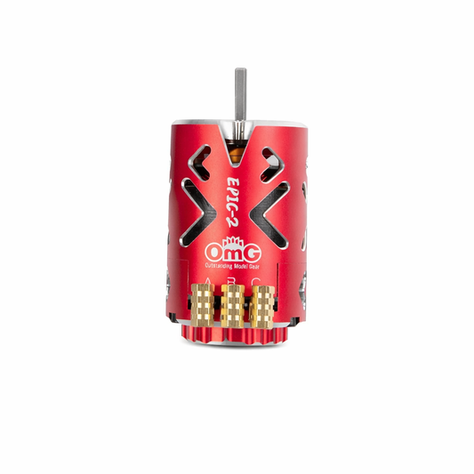 OMG Epic V2 10.5T Brushless Sensored Motor - Red