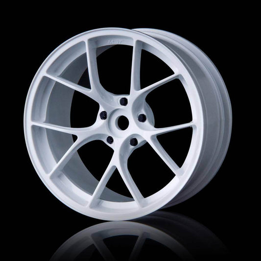 Close up of MST RID Style 1/10 RC Drift Wheels with +11mm offset, 4pcs set