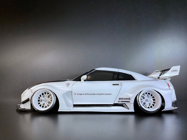 テツジン　R35 NISSAN R35 GT-R libaty work paformance 1/10 RC bodt