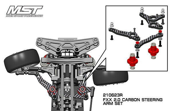 MST FXX Steering Arm Set MST FXX Steering Arm Set