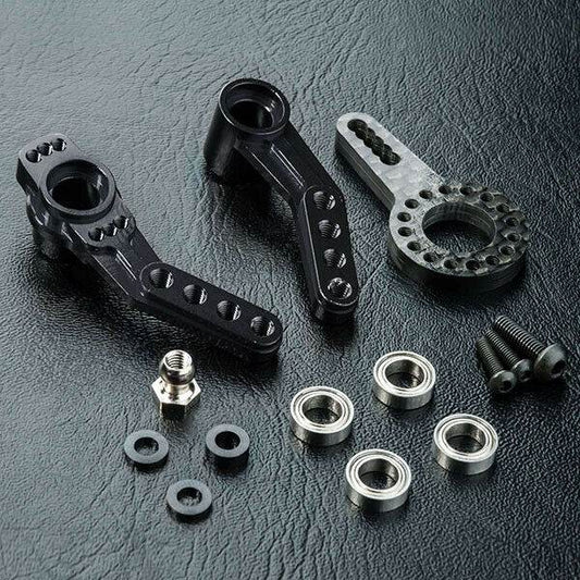 Close-up of MST RMX 2.5 Aluminium Steering Arm Wiper Set #210589 for enhanced RC steering precision