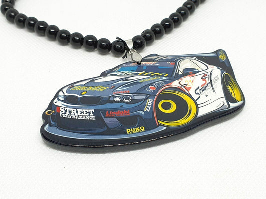 Drift Car Keyring Rear View Mirror Decoration