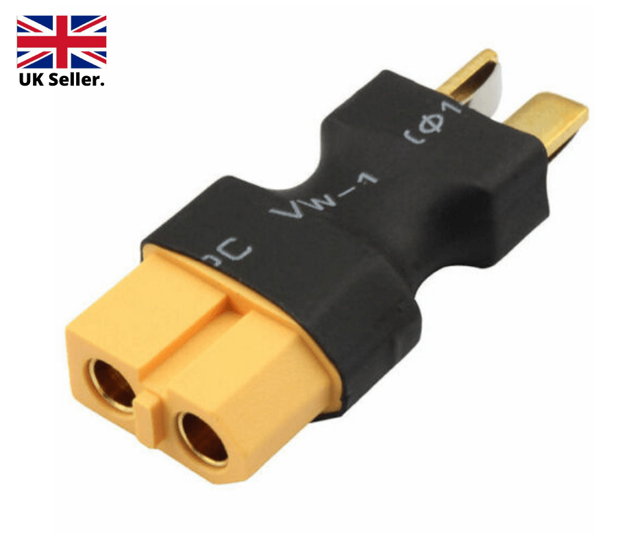 RC Car XT60 Female To Deans Male T Adaptor Connector Plug