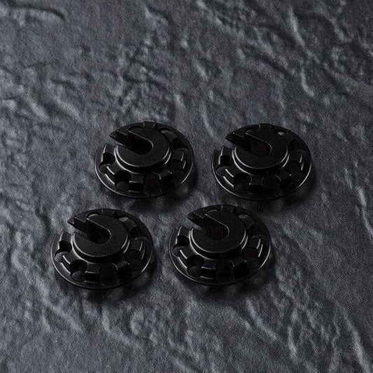 4 × MST Shock Damper Spring Retainers 820149 - Aluminium