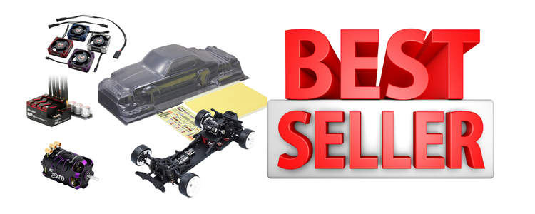 Best selling RC drift car parts and accessories at Drift Manji RC