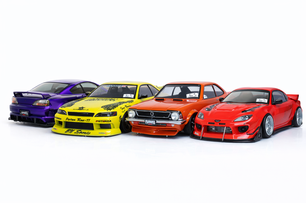 8 Rc Body Shells Pandora RC Body Shells | 1/10 RC Drift Car Bodies – Drift Manji RC