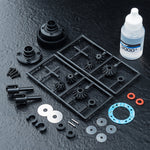Close-up of MST RMX 2.5 60T Spur Gear & Bevel Gear Differential Set #210677 for smooth RC drivetrain performance