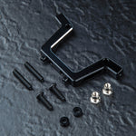 Close-up view of MST FRX Aluminium Front Damper Shock Tower in Black, 210709