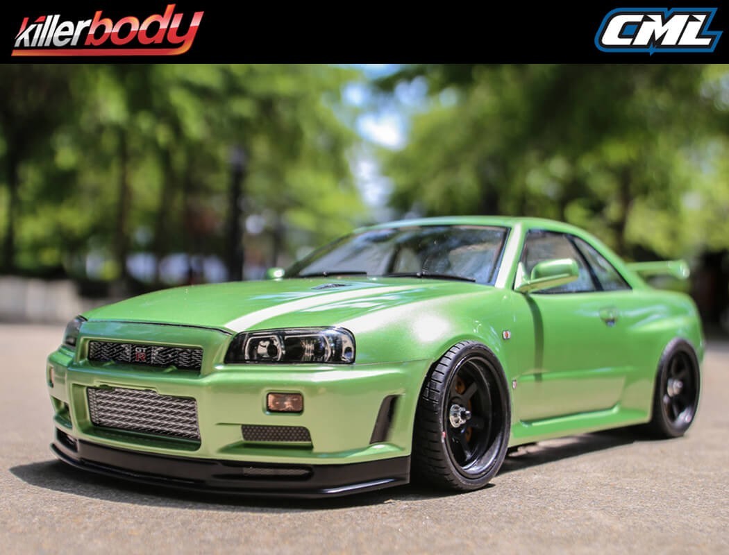 Killerbody Nissan Skyline R34 clear body shell unpainted