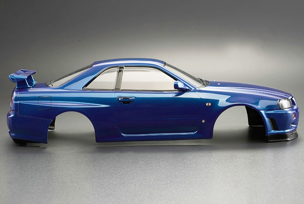 Killerbody Nissan Skyline R34 body shell smoked windows