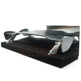 1/10 RC Drift Car Spoiler Deck & Spoiler Mounts, Carbon Style - Yokomo - Tamiya