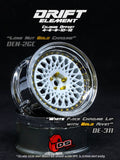 DS Racing RC Drift Wheels DE-311 - 1/10 Adjustable (2pcs)