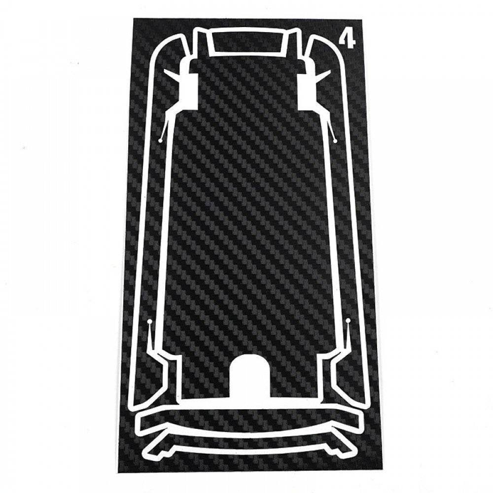 futaba 10px transmitter radio decal sticker set carbon design