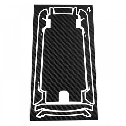 futaba 10px transmitter radio decal sticker set carbon design