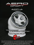 DS Racing RC Drift Car Wheel Insert – Clear Aero Finish