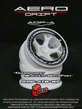 DS Racing RC Drift Car Wheel Insert – Clear Aero Finish