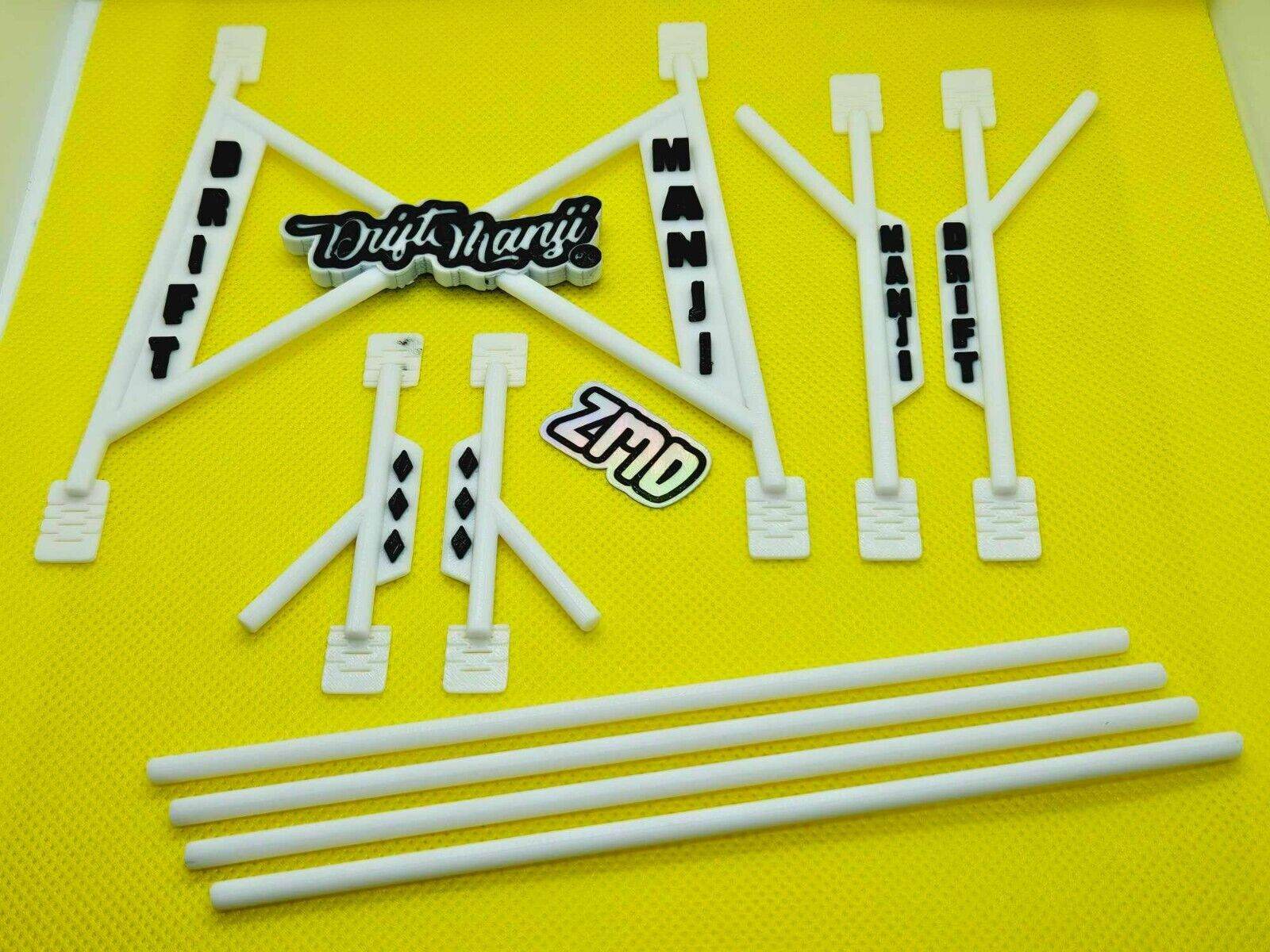 drift manji rc roll cage 1/10 interior accessory
