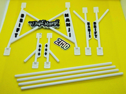 drift manji rc roll cage 1/10 interior accessory
