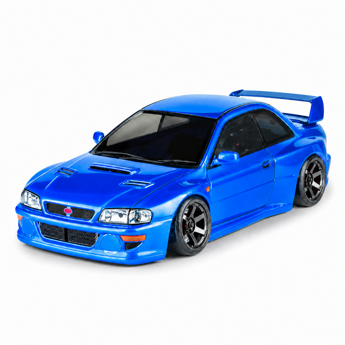 MST 22B rc body shell Subaru Impreza 22B painted example, part 720028