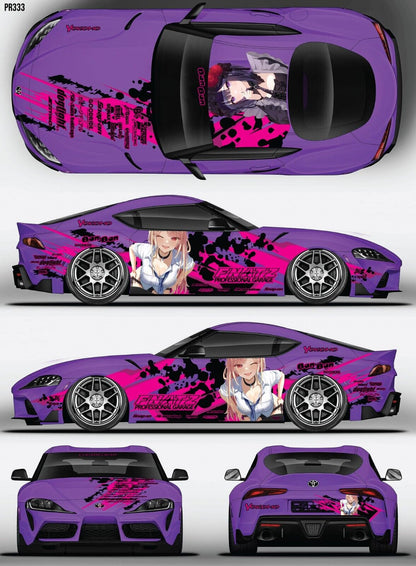 RC Car Livery Sticker Set - 1/10 Drift Body Decals (60 Designs)