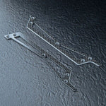 Close-up of MST FRX 2.5mm Carbon Lightweight Bulkhead Brace Set, #210715