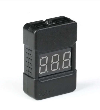 RC Car Lipo Battery Voltage Checker / Meter, 18S Hardcase With Warning Buzzer1