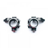 ReveD RDX Front Steering Hub/Knuckle Set, Aluminium, Black - D1-415FA