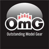 Close-up of OMG Epic V2 10.5T Black Brushless Motor, sensored and adjustable timing