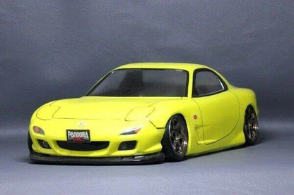 Pandora RC Mazda RX7 FD3S 1/10 scale RC bodyshell, 194mm, unpainted, model PAB-3122