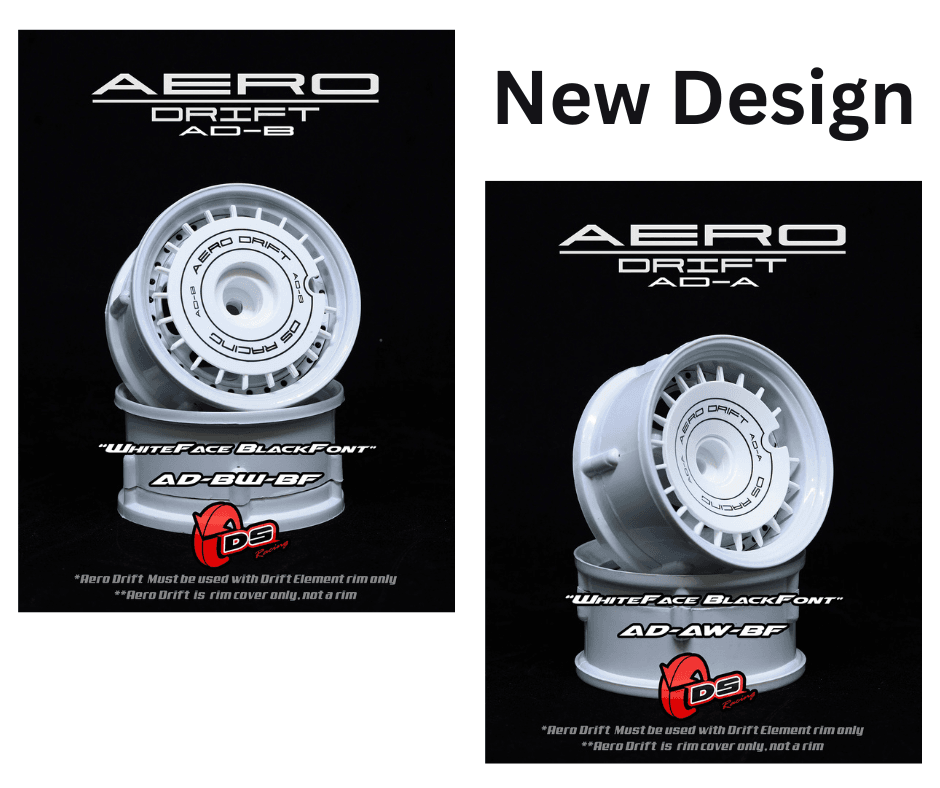1/10 scale ds racing aero drift wheel inserts