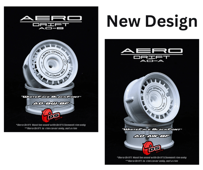 1/10 scale ds racing aero drift wheel inserts