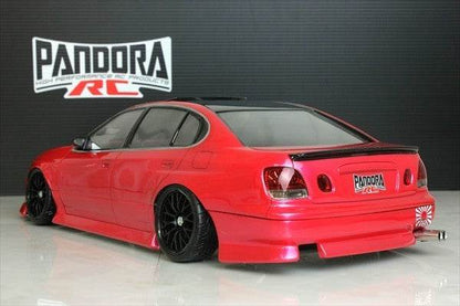 pandora bn sports toyota aristo rc bodyshell polycarbonate rear view