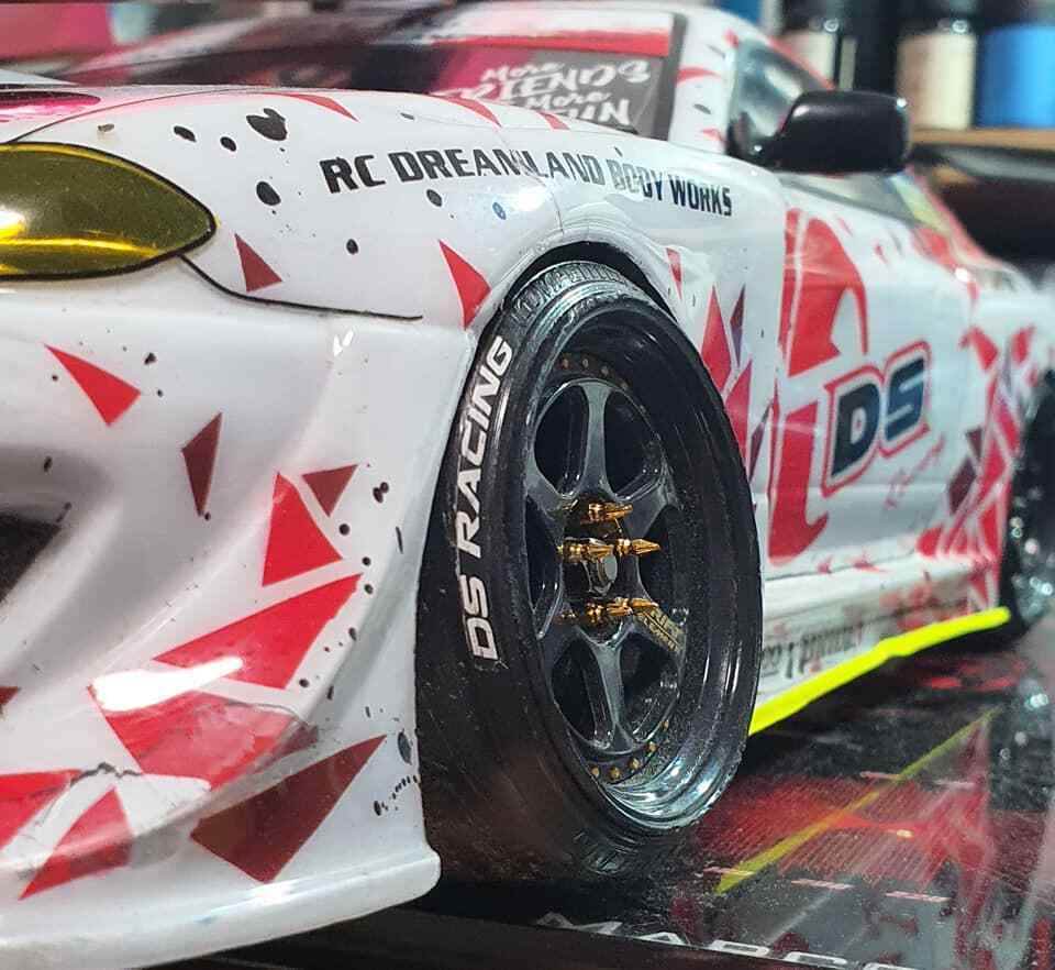 1/10 RC wheel nut detail set DS Racing accessory