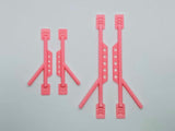 RC Body Shell Roll Cage, Universal, 1:10 Scale, For RC Drift Car, Touring Or Rally Car Pink Side window