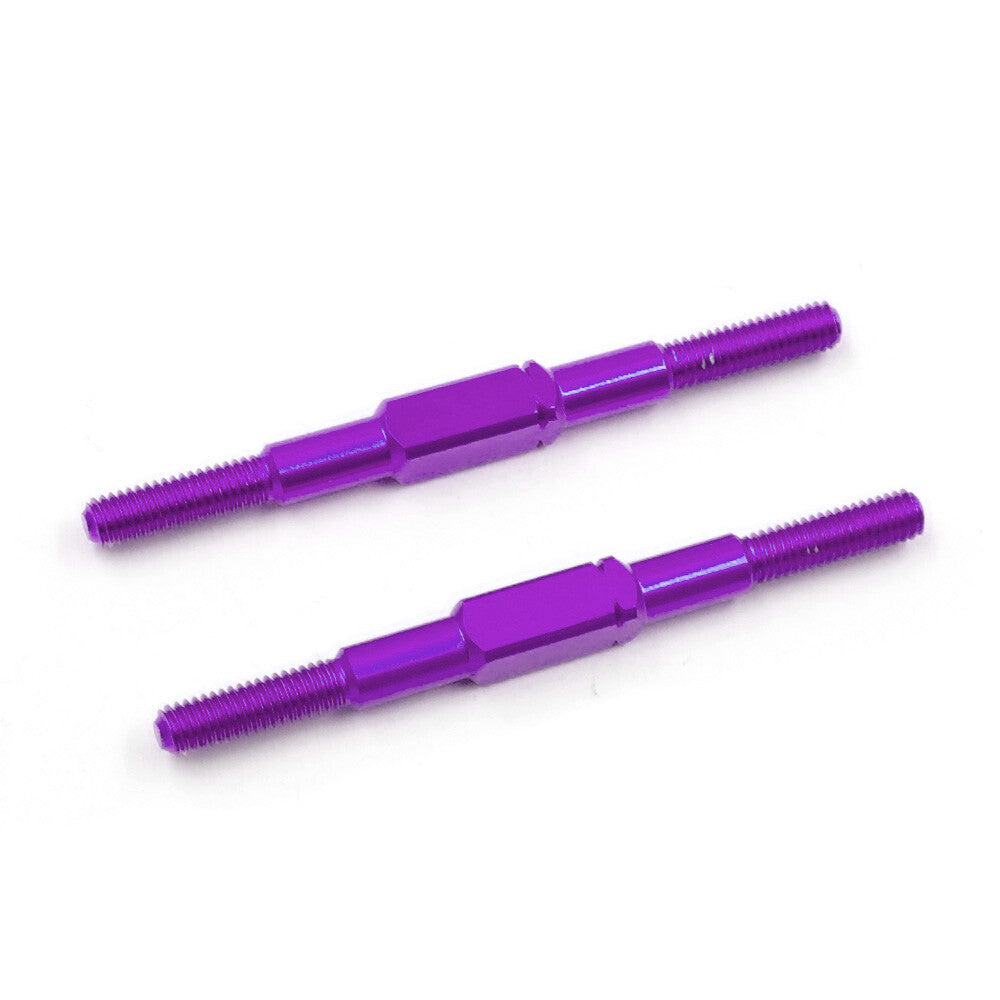 RC turnbuckle 44mm M3 aluminium suspension link purple