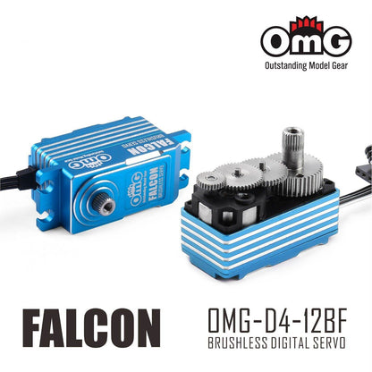 OMG Falcon Brushless Servo, Digital, Low Profile, 0.05sec / 12KG,  25T