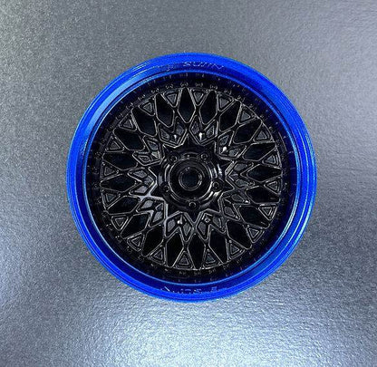 Tetsujin 1/10 Gran Seeker Style Wheel Set with adjustable offsets (5mm, 8mm, 11mm) for RC drift cars 