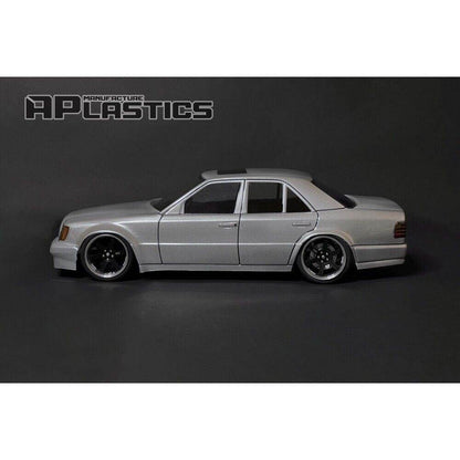 rc drift mercedes e500 body shell 195mm unpainted