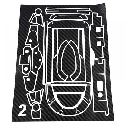 Xtra Speed XS-59090 Futaba 10PX Carbon Radio Sticker Decal Set Transmitter Skin