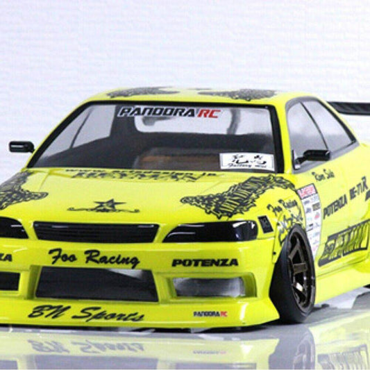 Pandora Toyota Mark2 JZX90 BN 1/10 scale RC bodyshell, 198mm, model PAB-3173, ready for custom detailing