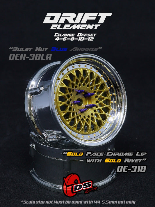 RC drift wheels DS Racing DE-318 adjustable offset rims